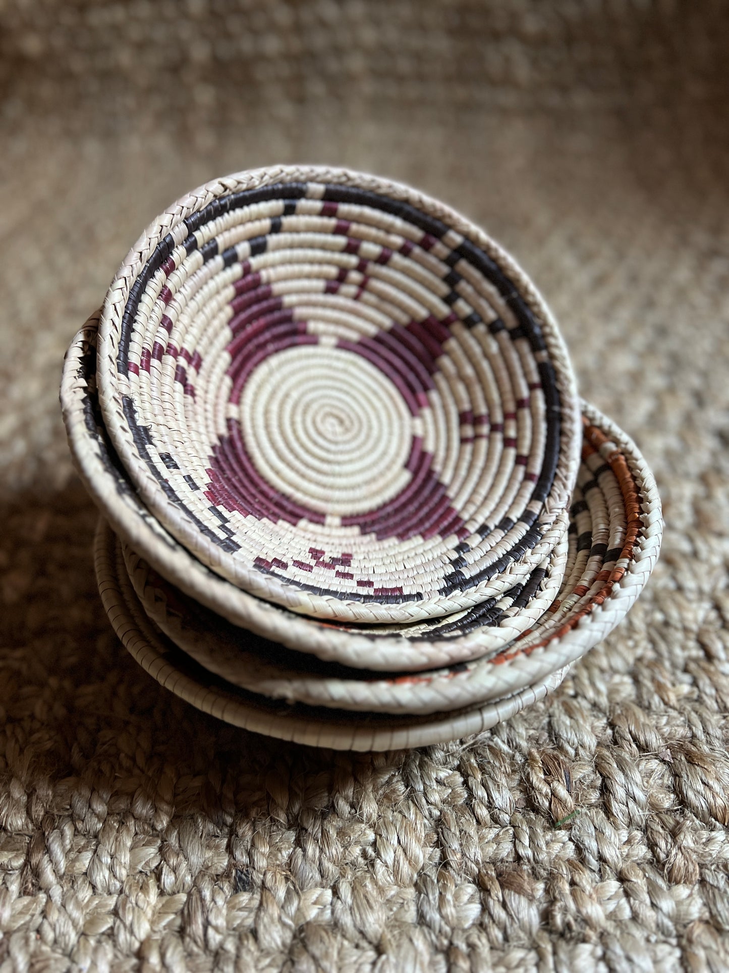 SMALL ASSORTED TRIBAL PALM BOWL