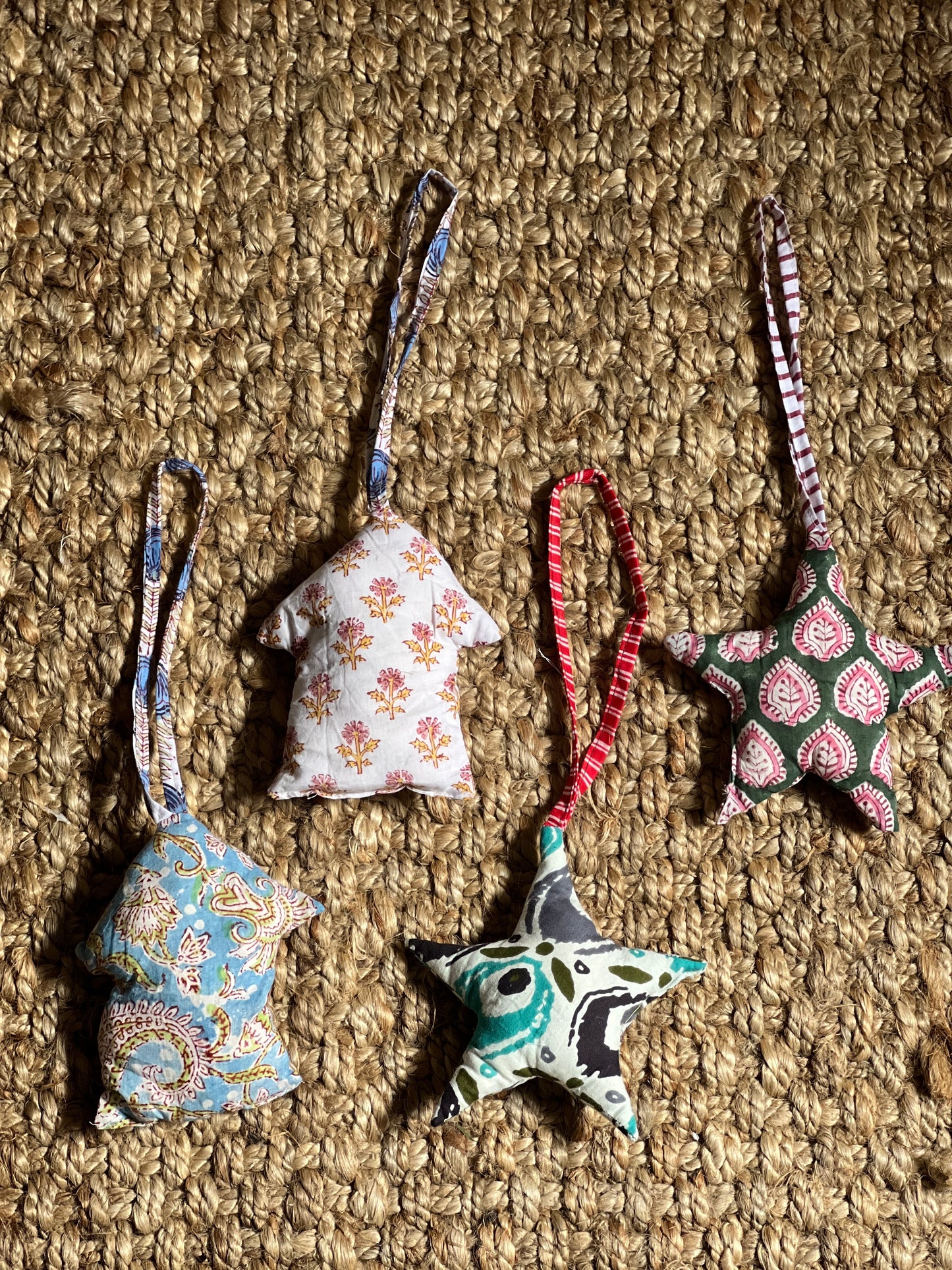 HAND BLOCK PRINTED TEXTILE ORNAMENT