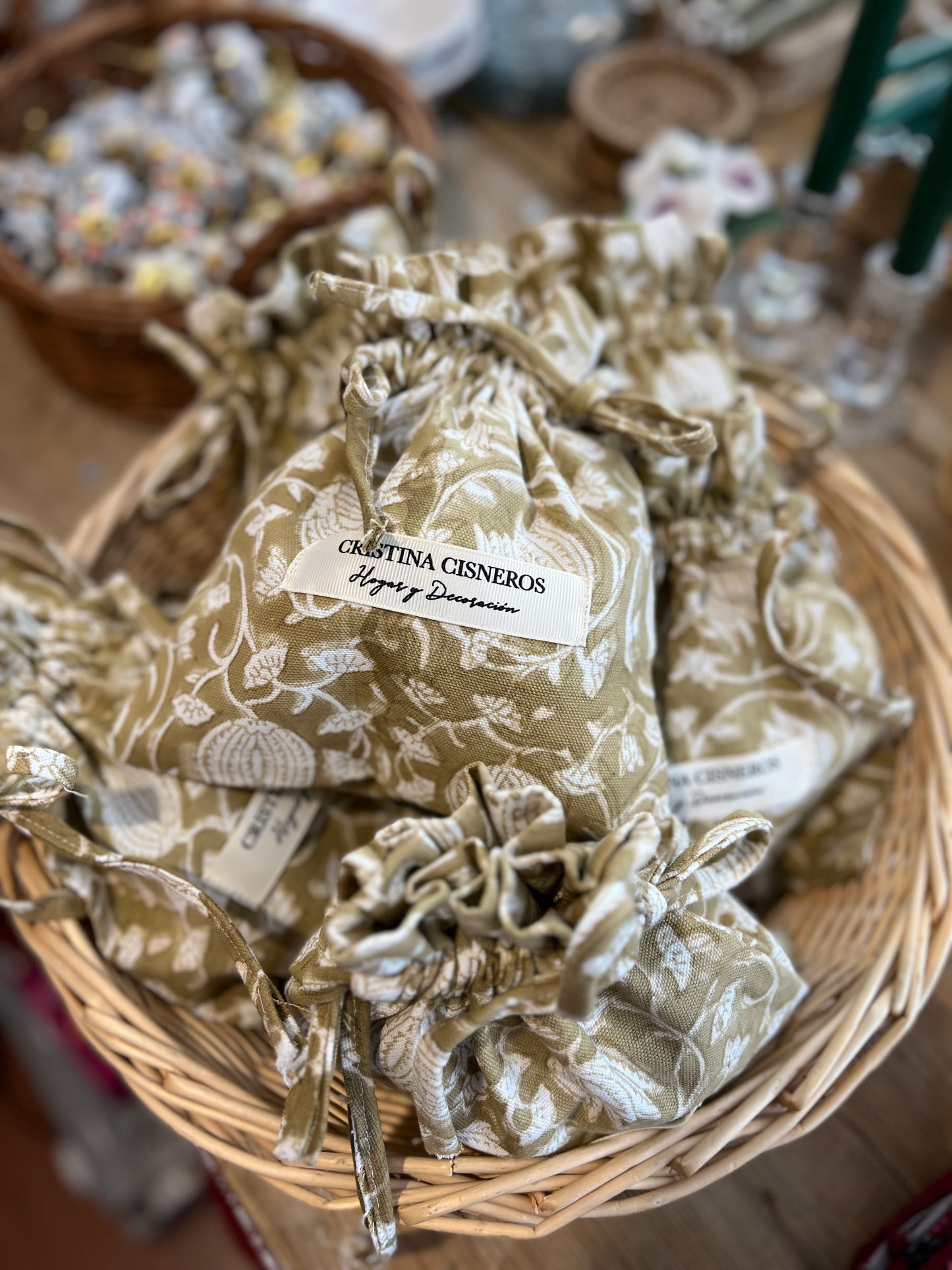 Floral Block Print Bag