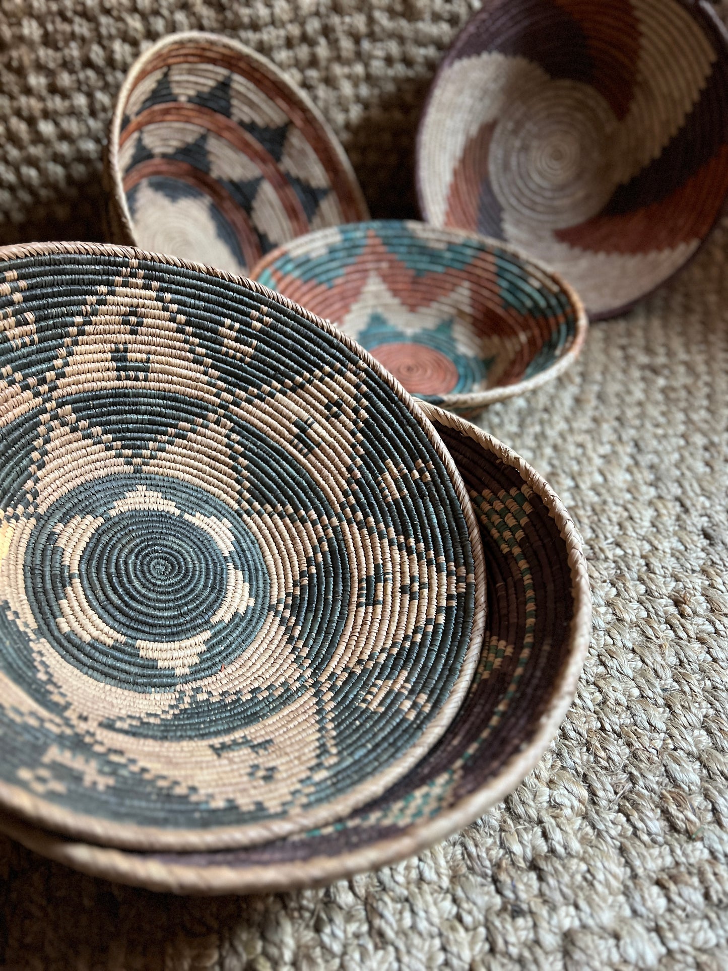 LARGE ASSORTED TRIBAL PALM PLATE