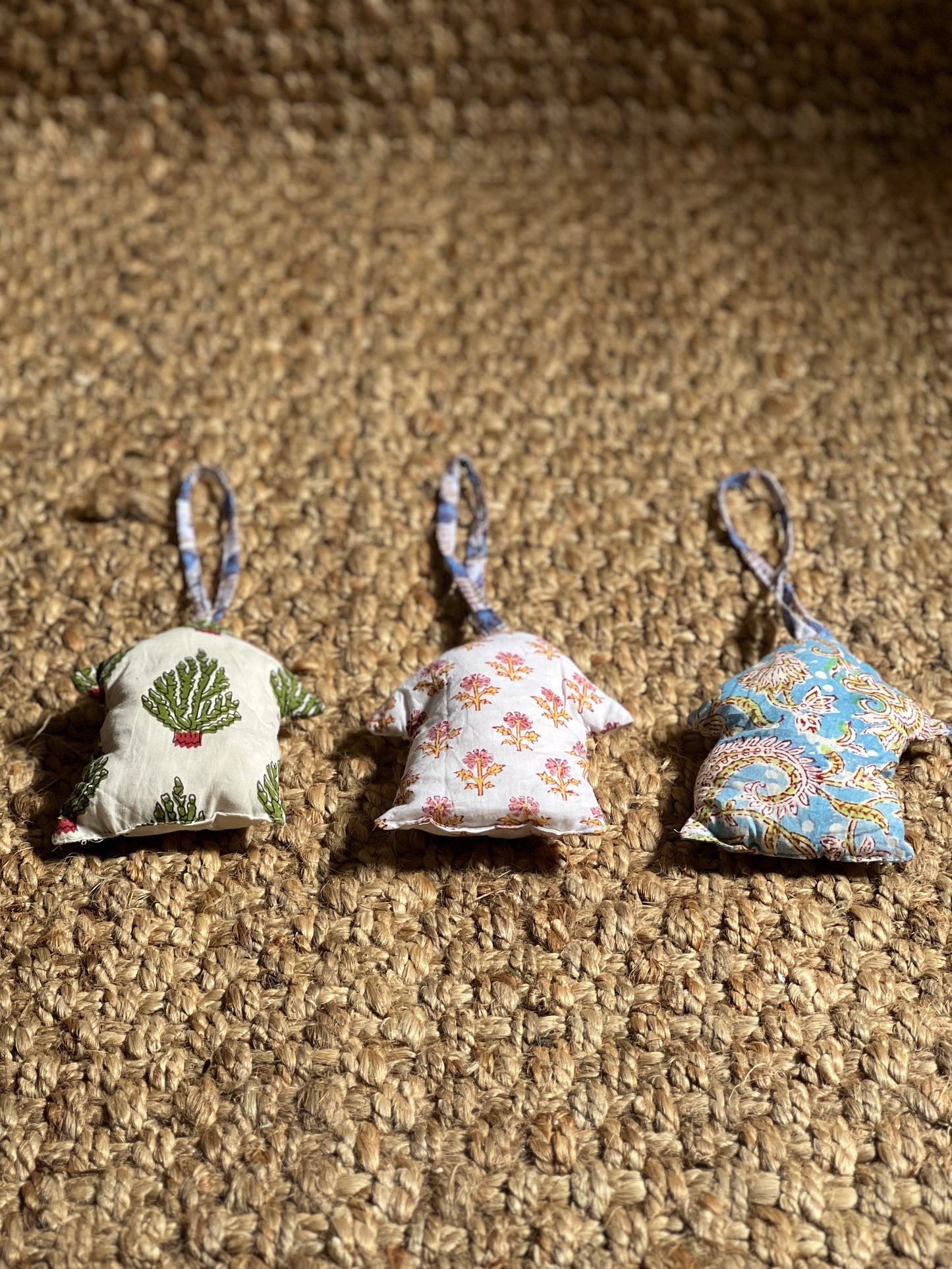 HAND BLOCK PRINTED TEXTILE ORNAMENT