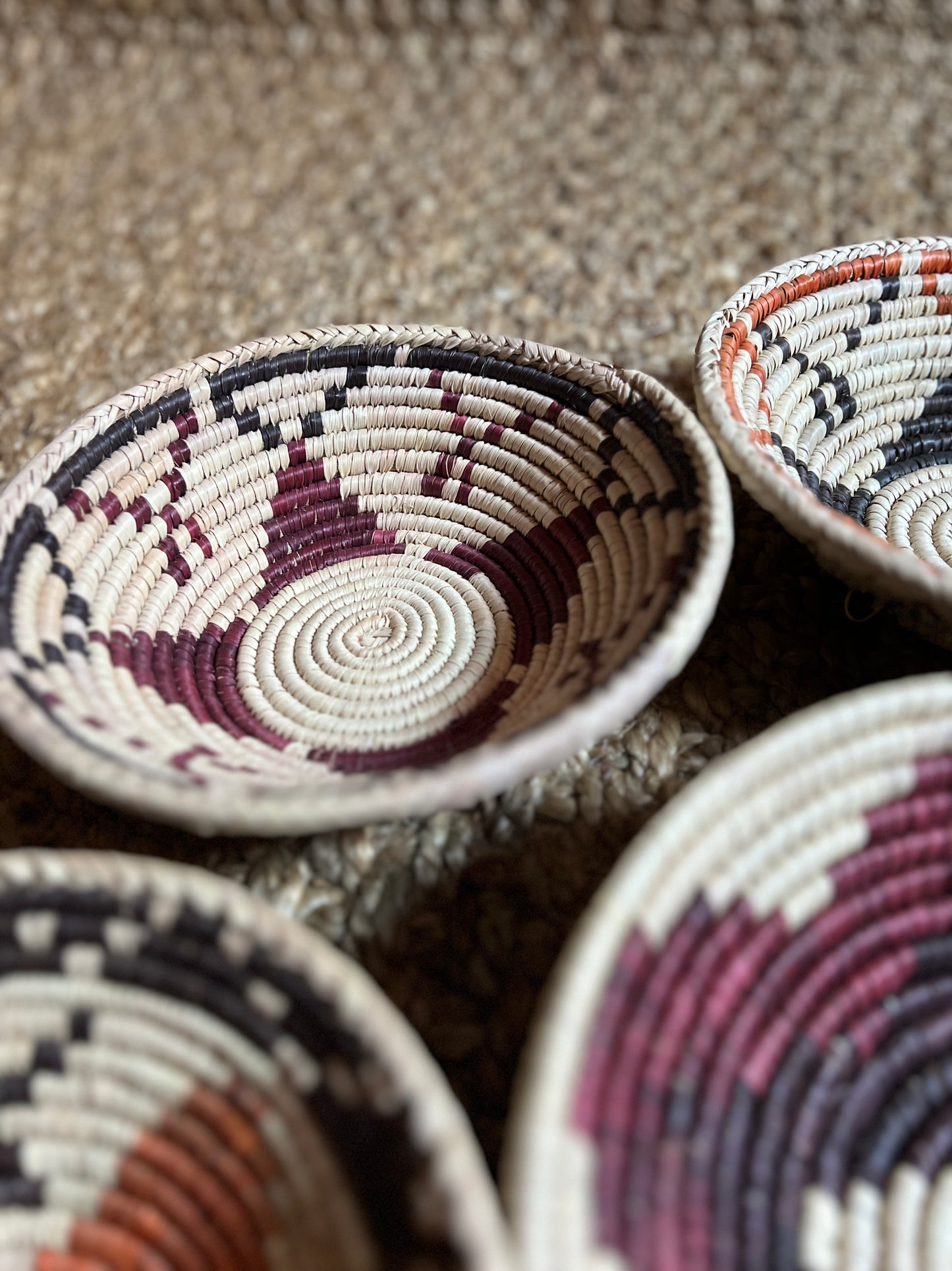 SMALL ASSORTED TRIBAL PALM BOWL