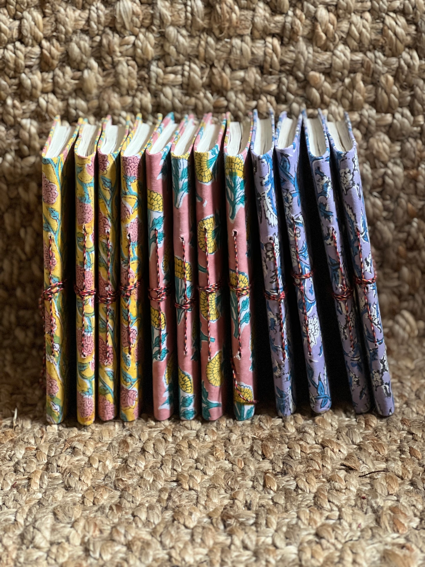 PINK BLOCK PRINT NOTEBOOK