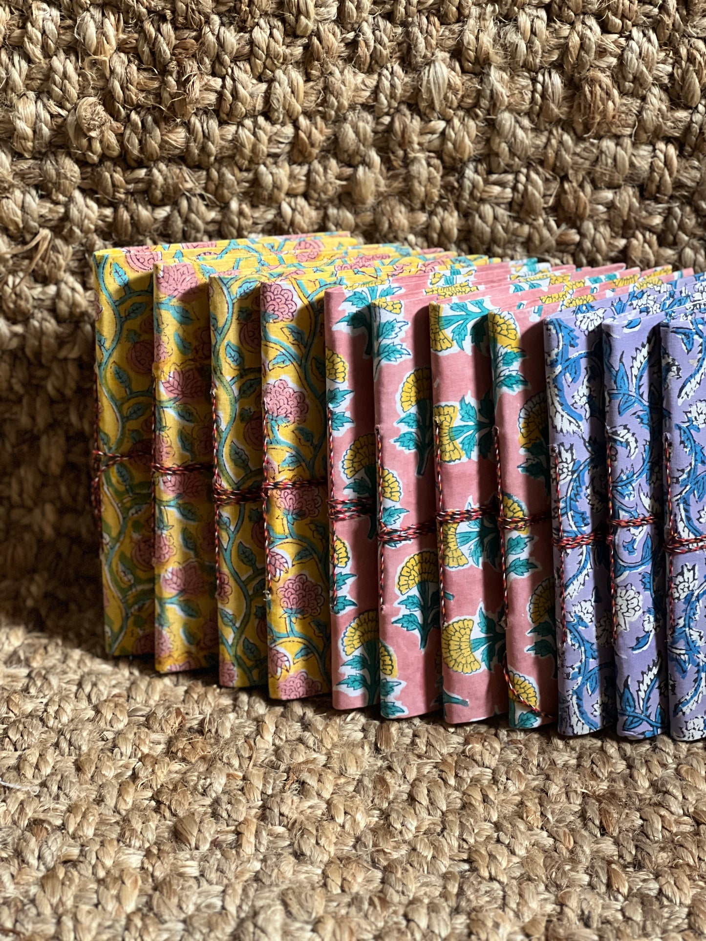 YELLOW BLOCK PRINT NOTEBOOK