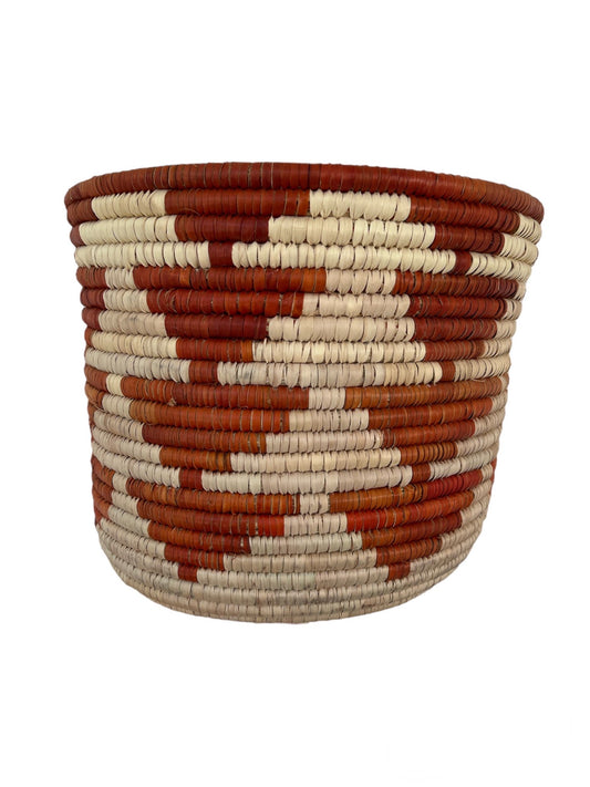 LARGE TRIBAL PALM BASKET