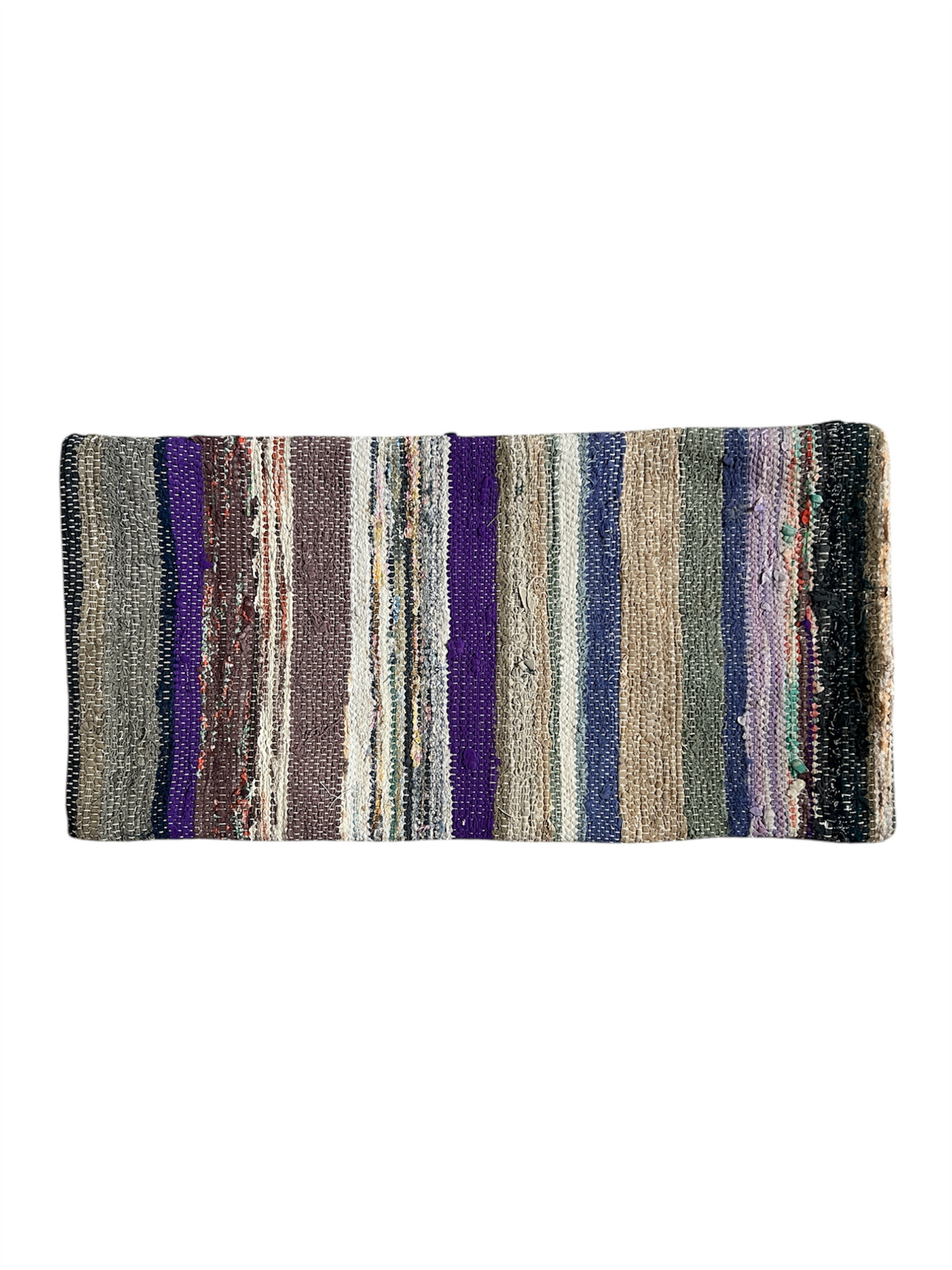 CORAL BRONZE FLORAL BLOCK PRINT RUFFLE CUSHION