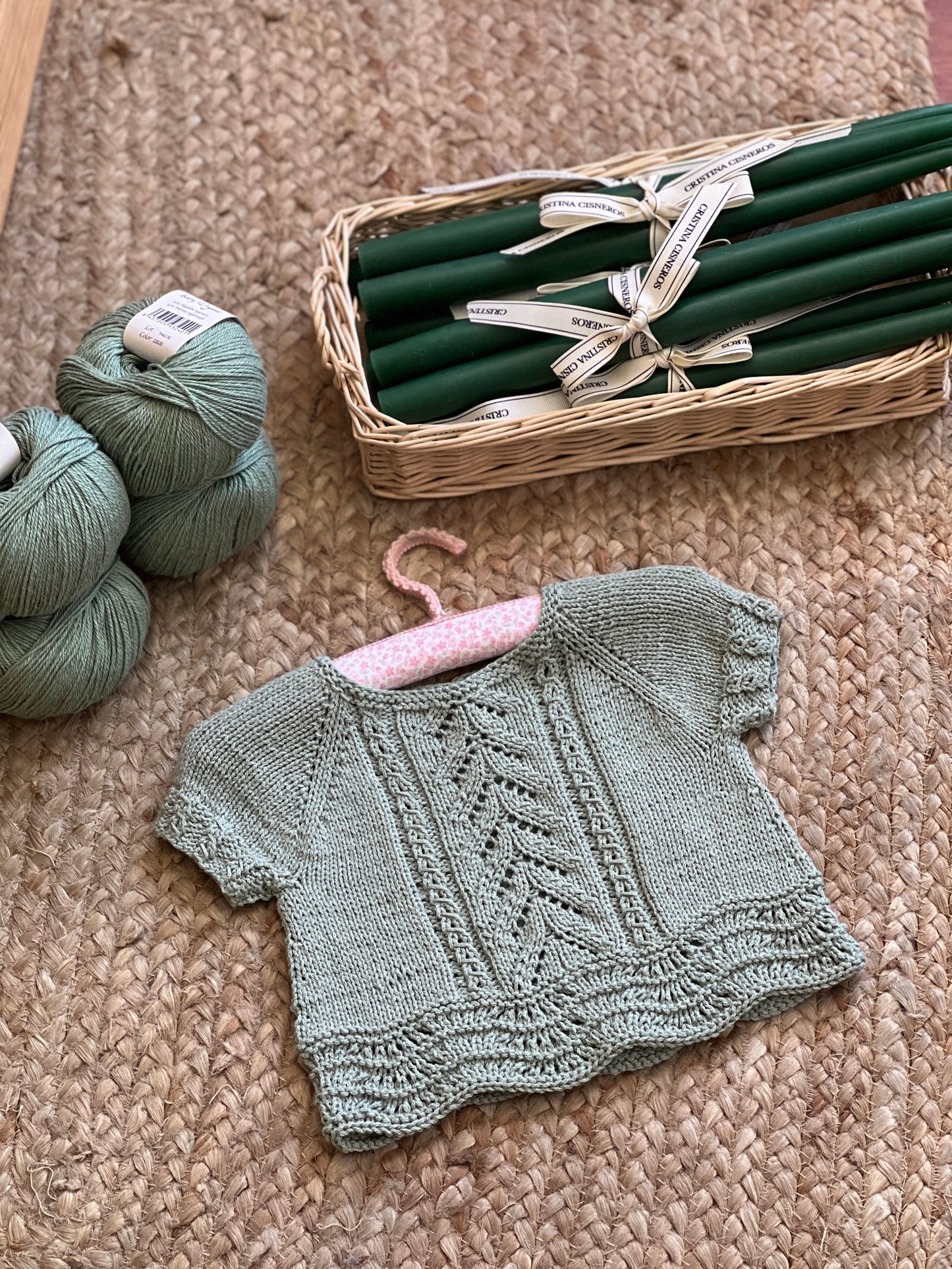 SET OF 2 TALL CONICAL DARK GREEN BOTTLE CANDLES