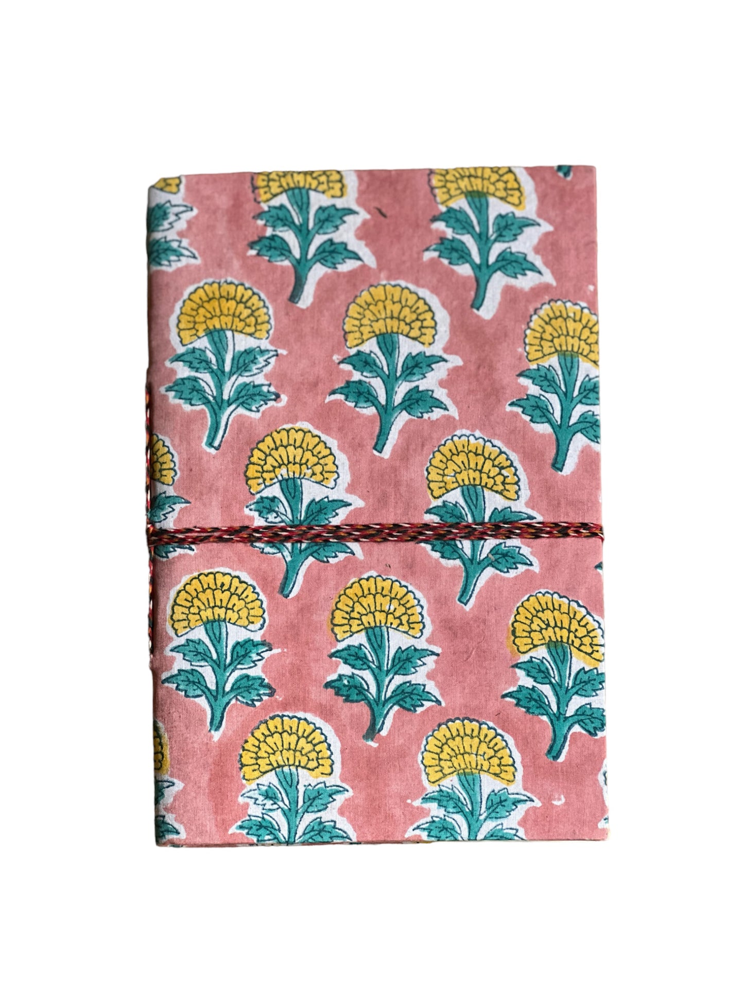 PINK BLOCK PRINT NOTEBOOK