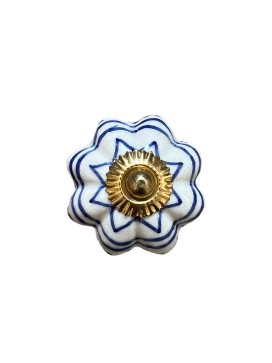 BLUE CERAMIC HANDLES