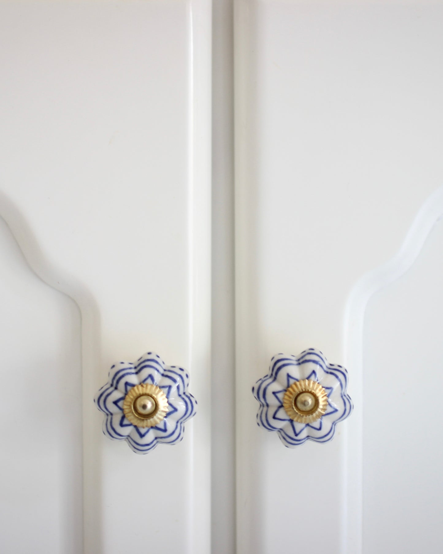 BLUE CERAMIC HANDLES