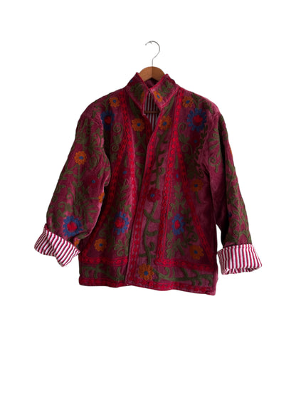 CHAQUETA SUZANI BORDADA A MANO DE TERCIOPELO 03