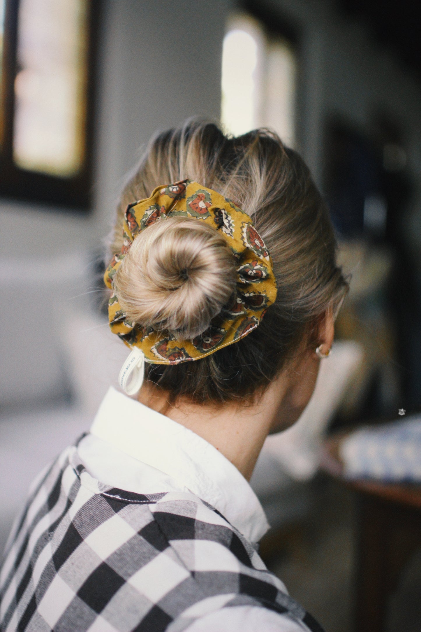 VARIED BLOCK PRINTED SCRUNCHIES