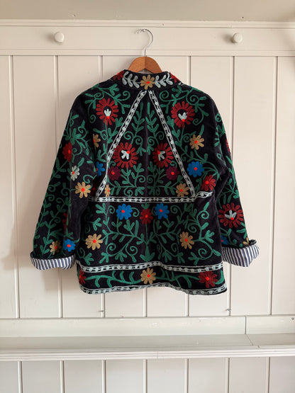 CHAQUETA SUZANI BORDADA A MANO DE TERCIOPELO 05