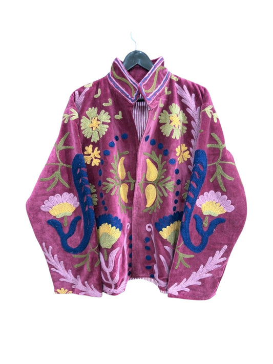 (RESERVA) CHAQUETA BORDADA EN TERCIOPELO 13