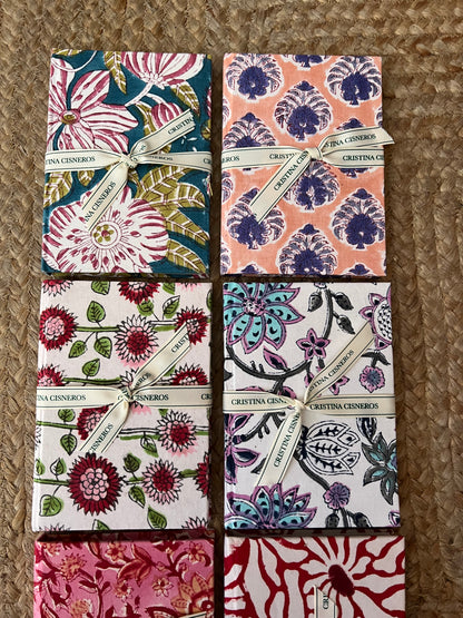 CUADERNO FORRADO TAPA DURA TURQUESA OSCURO