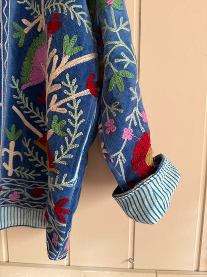 CHAQUETA SUZANI BORDADA A MANO DE TERCIOPELO 02