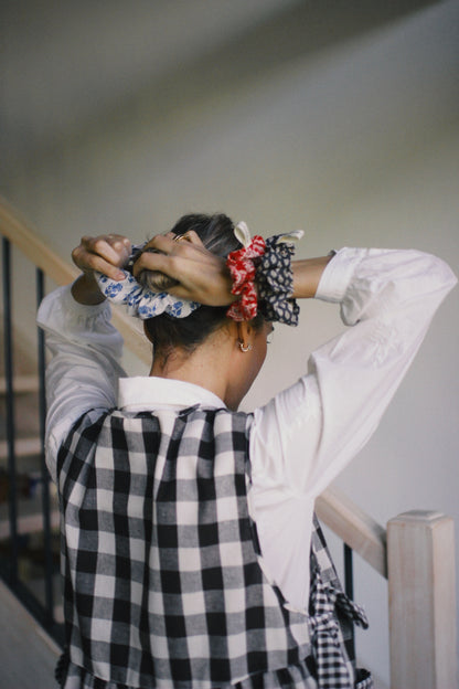 VARIED BLOCK PRINTED SCRUNCHIES