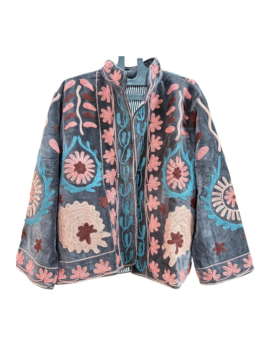 (RESERVA) CHAQUETA BORDADA EN TERCIOPELO 14