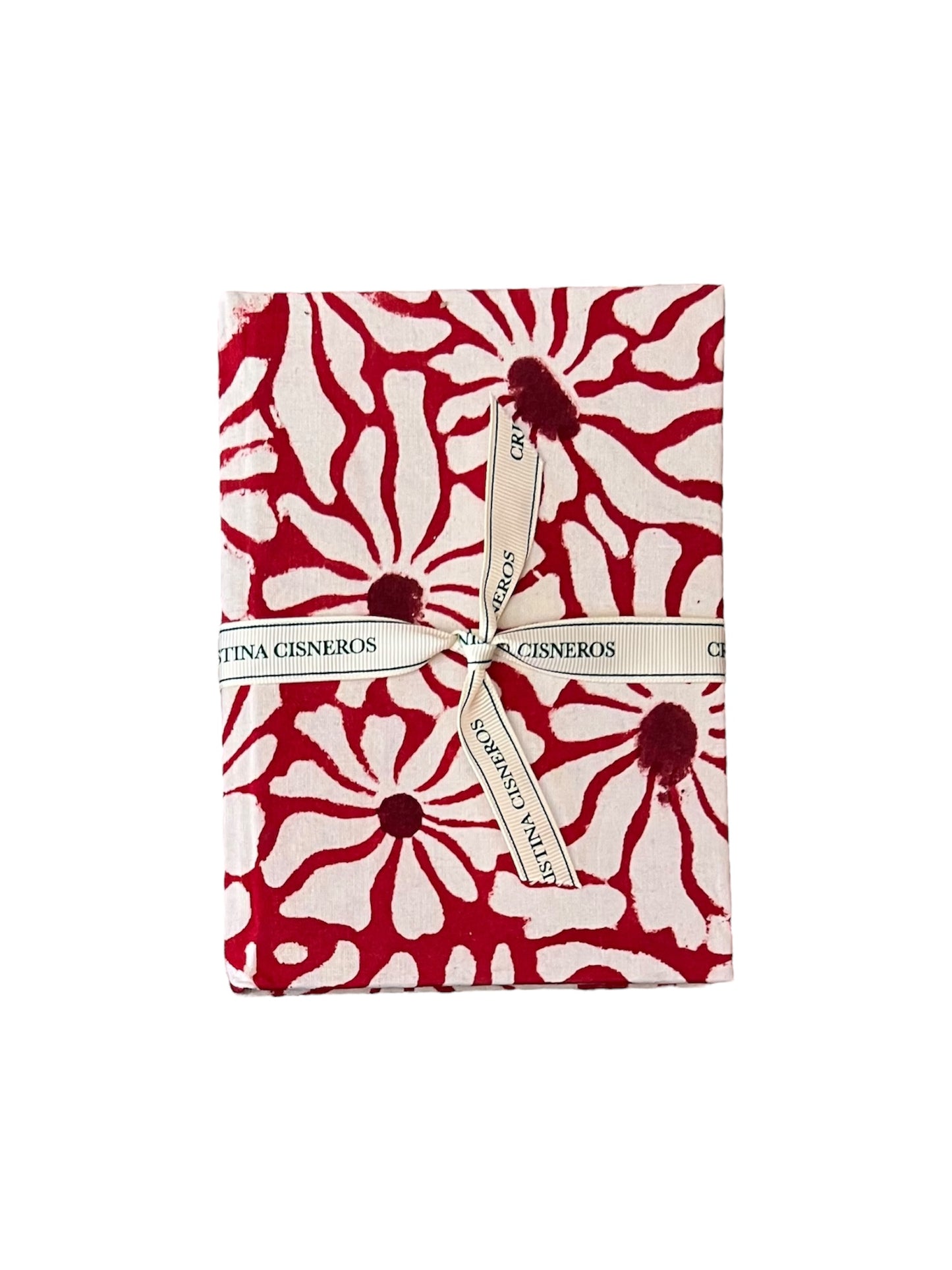 CUADERNO FORRADO TAPA DURA ROJO