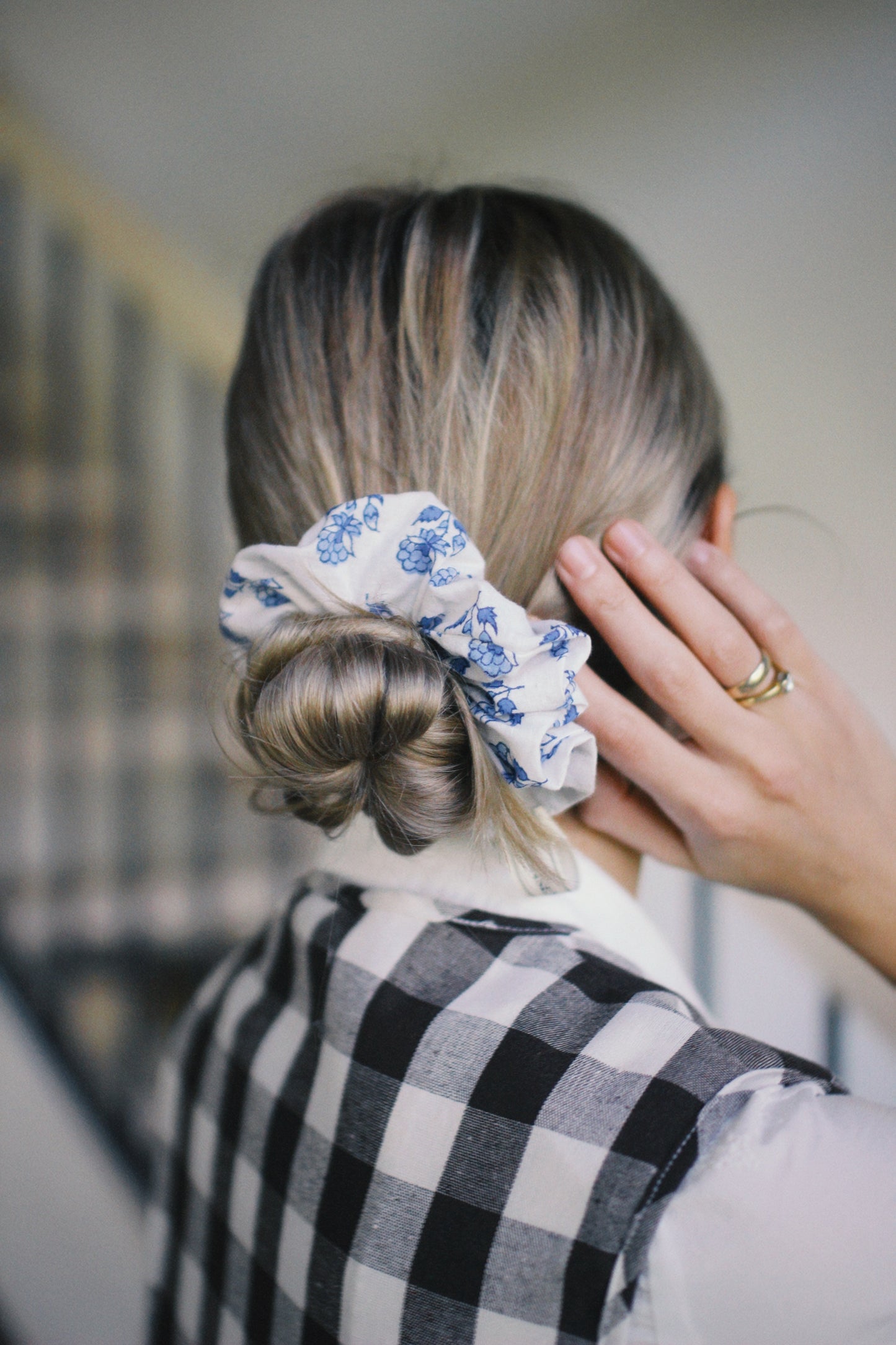 VARIED BLOCK PRINTED SCRUNCHIES