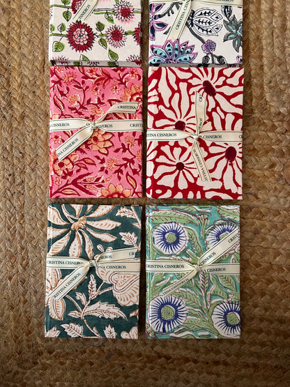 CUADERNO FORRADO TAPA DURA TURQUESA OSCURO