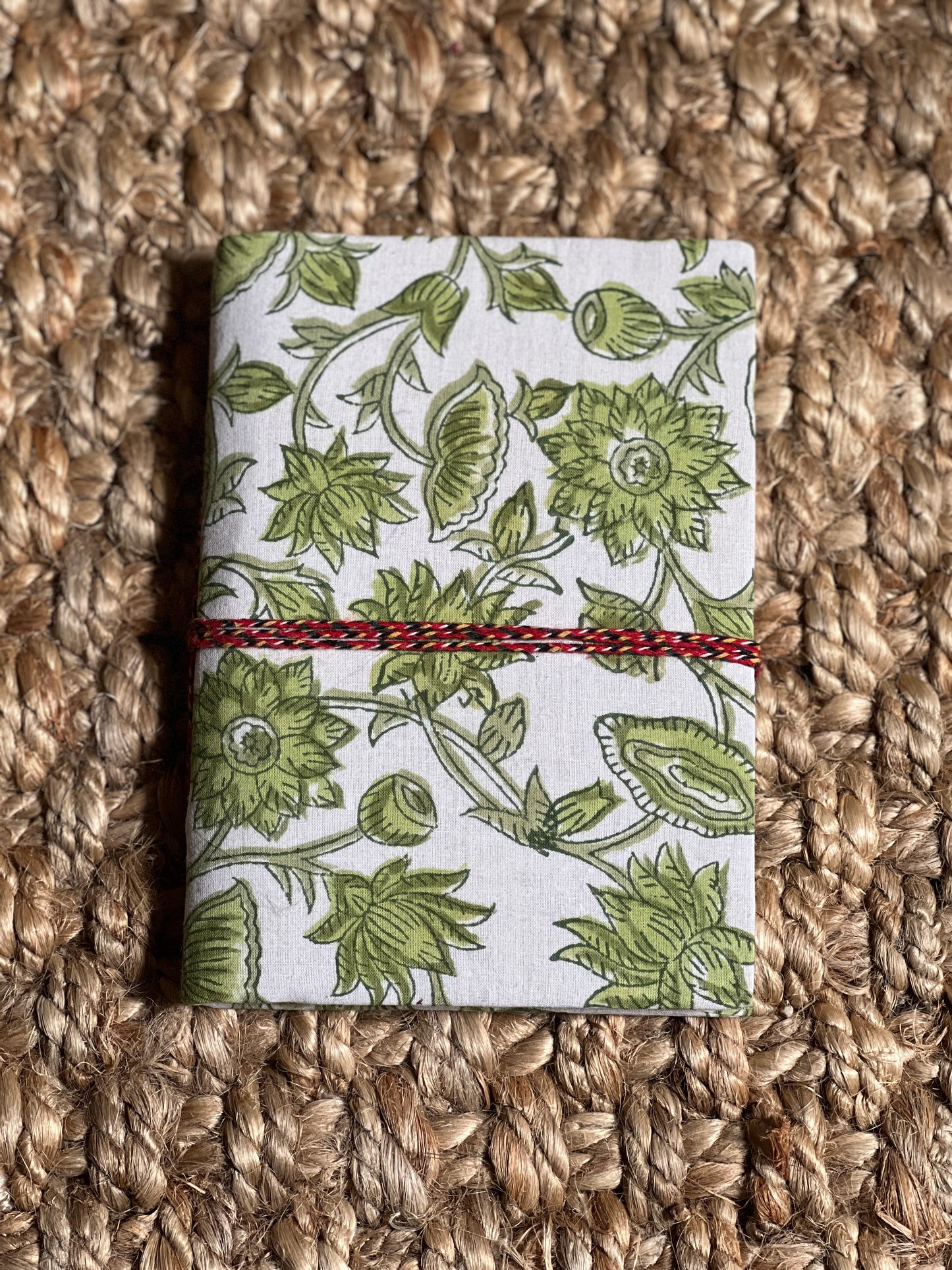 GREEN LINED NOTEBOOK
