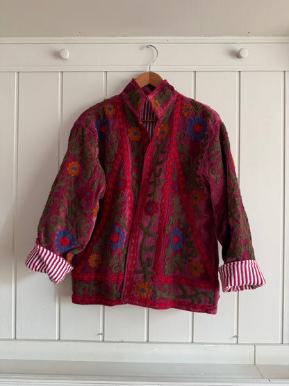 CHAQUETA SUZANI BORDADA A MANO DE TERCIOPELO 03