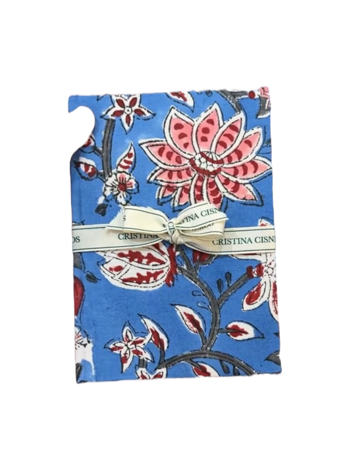 CUADERNO FORRADO TAPA DURA AZUL