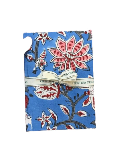 CUADERNO FORRADO TAPA DURA AZUL