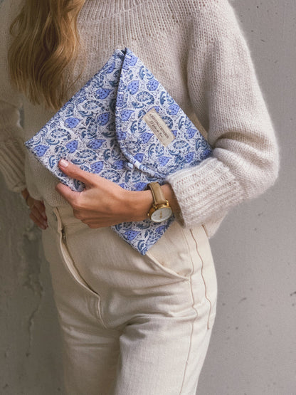 PREVENTA(1 FEB) - BOLSO PEQUEÑO BLOCK PRINT FLORAL