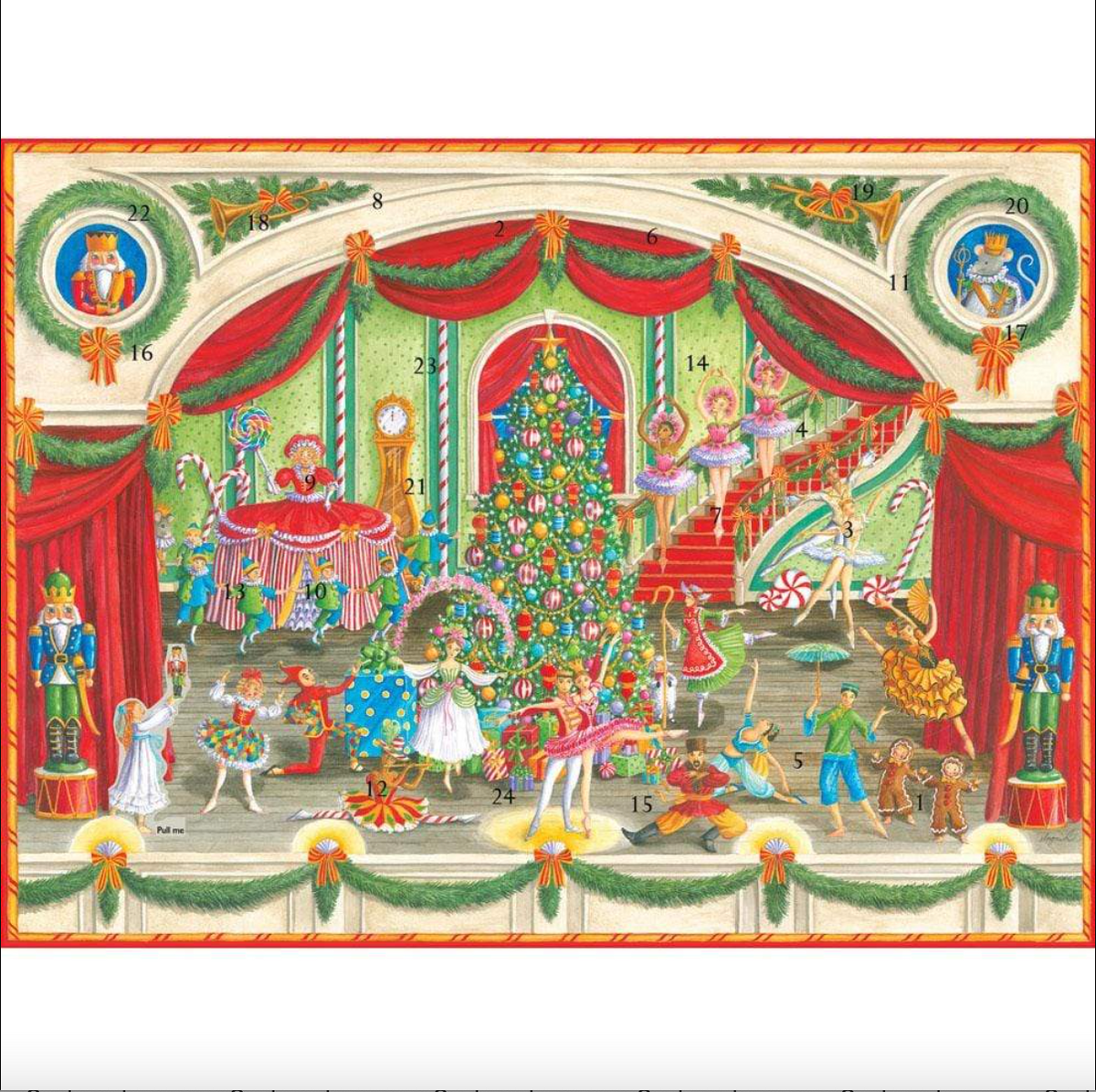 CALENDARIO DE ADVIENTO 3D DE BALLET NAVIDEÑO