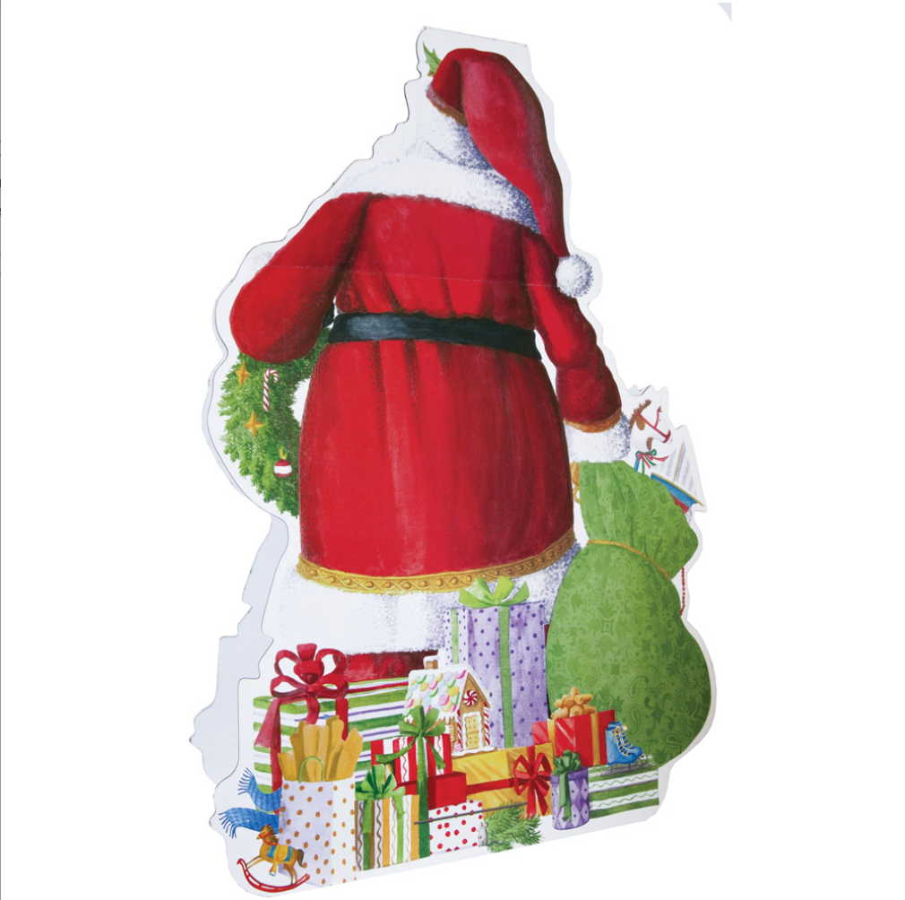 CALENDARIO DE ADVIENTO 3D DE PAPÁ NOEL NAVIDEÑO
