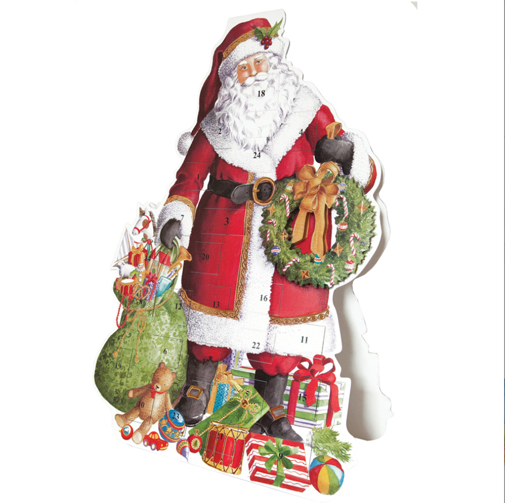 CALENDARIO DE ADVIENTO 3D DE PAPÁ NOEL NAVIDEÑO
