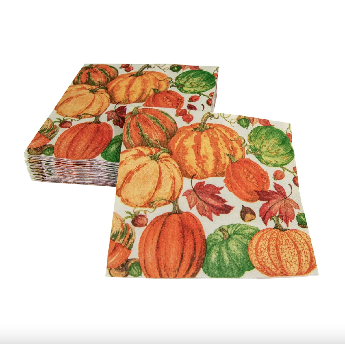 20 SERVILLETAS DE PAPEL DE COCKTAIL PUMPKIN FIELD