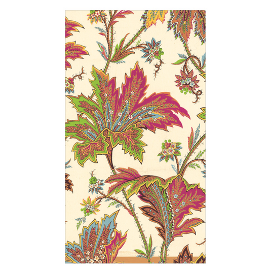 15 SERVILLETAS DE PAPEL PAISLEY LEAVES IVORY