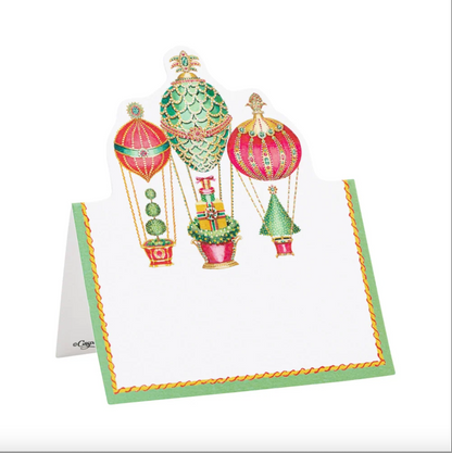 TARJETAS DE SITIO NAVIDEÑAS CHRISTMAS IN THE AIR – PACK DE 8