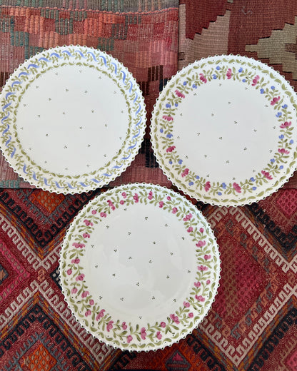 PLATOS PORCELANA PINTADA A MANO